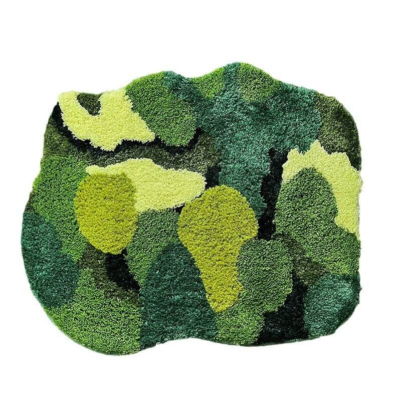 Green Moss Tufted Rug