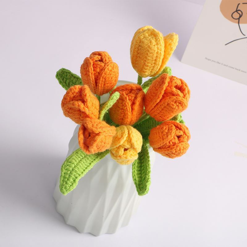 Crochet Tulip Flowers