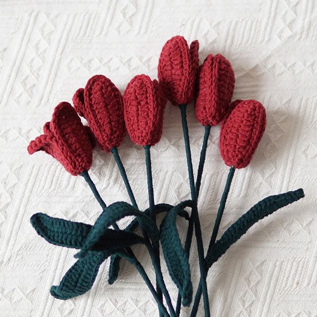 Crochet Tulip Flowers