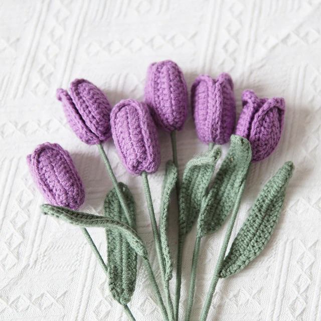 Crochet Tulip Flowers