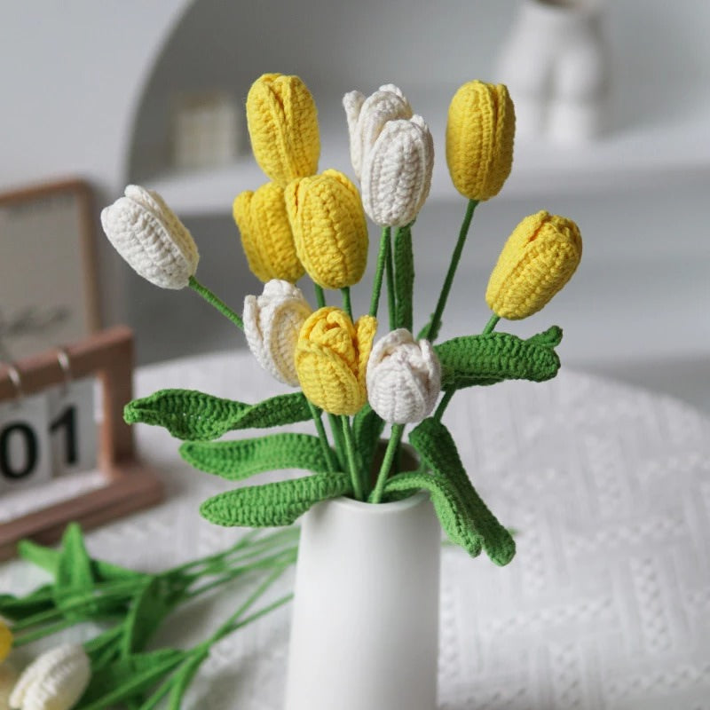 Crochet Tulip Flowers