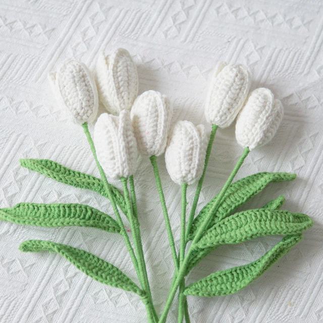 Crochet Tulip Flowers