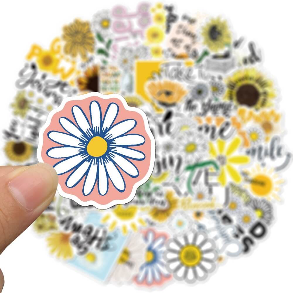 Happy Daisies Sticker Pack