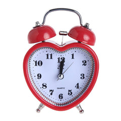 Heart Shape Bell Alarm Clock