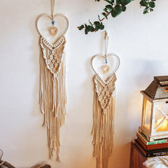 Heart Shaped Macrame Wall Hanging