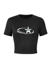 Racing Caricature Print Tee