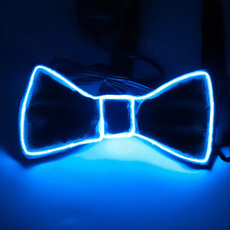 Glowing  Bow Tie For A Dance Party