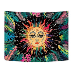 Burning Tropical Sun Tapestry