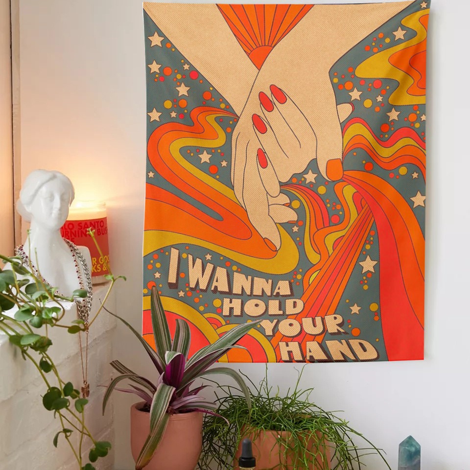 Wanna Hold Your Hand Tapestry