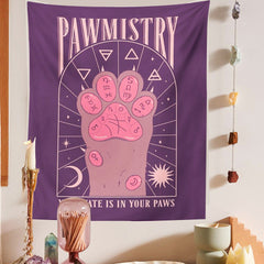 Pawmistry Tapestry