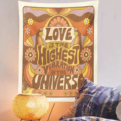 Love is Highest Vibration Tapestry