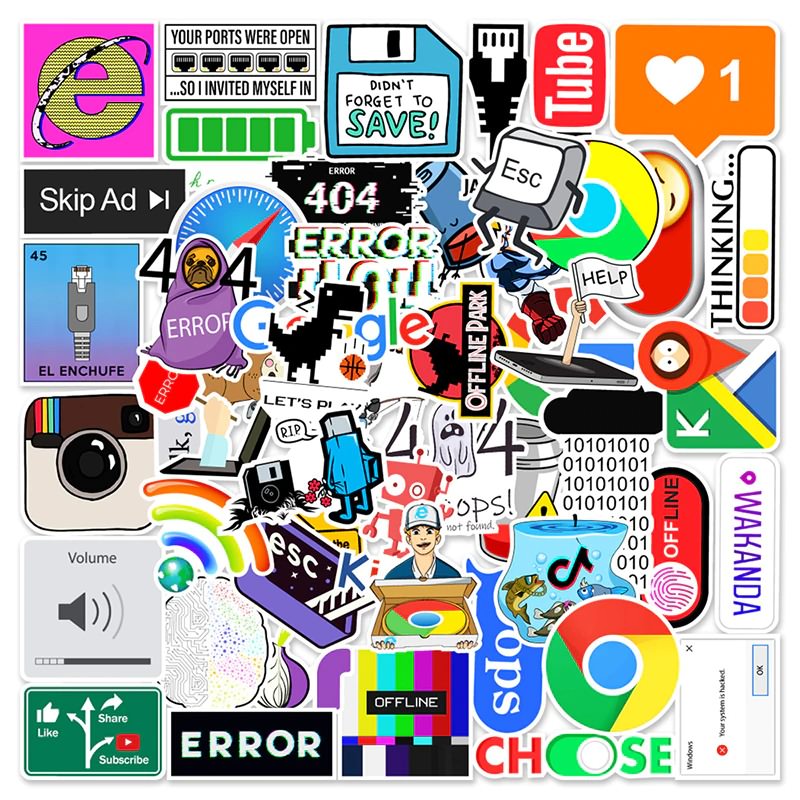 00's Internet Sticker Pack