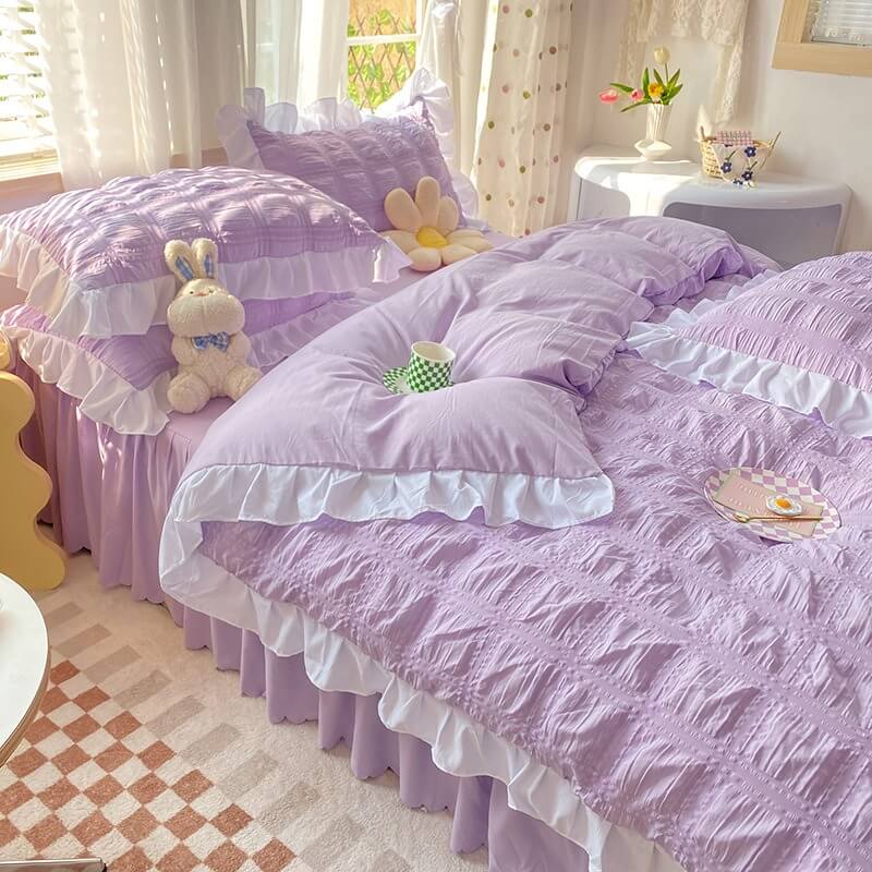 Kawaii Ruffle Bedding Set