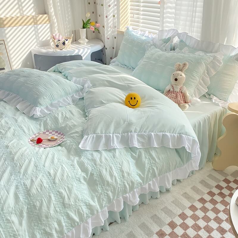 Kawaii Ruffle Bedding Set