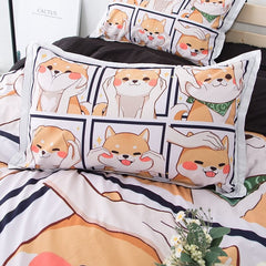 Kawaii Shiba Bedding Set