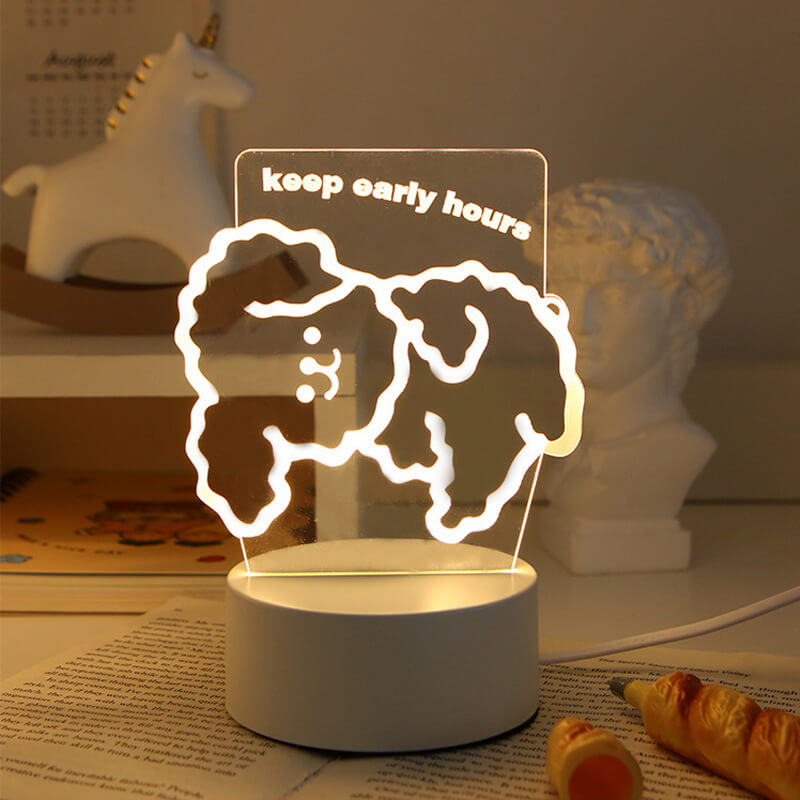 Kawaii Acrylic Night Light