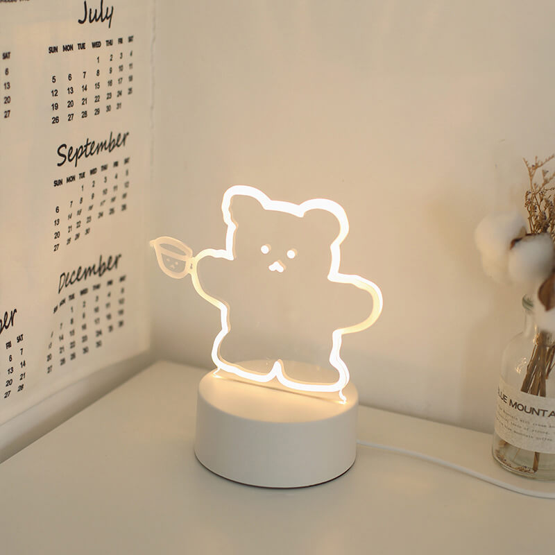 Kawaii Acrylic Night Light