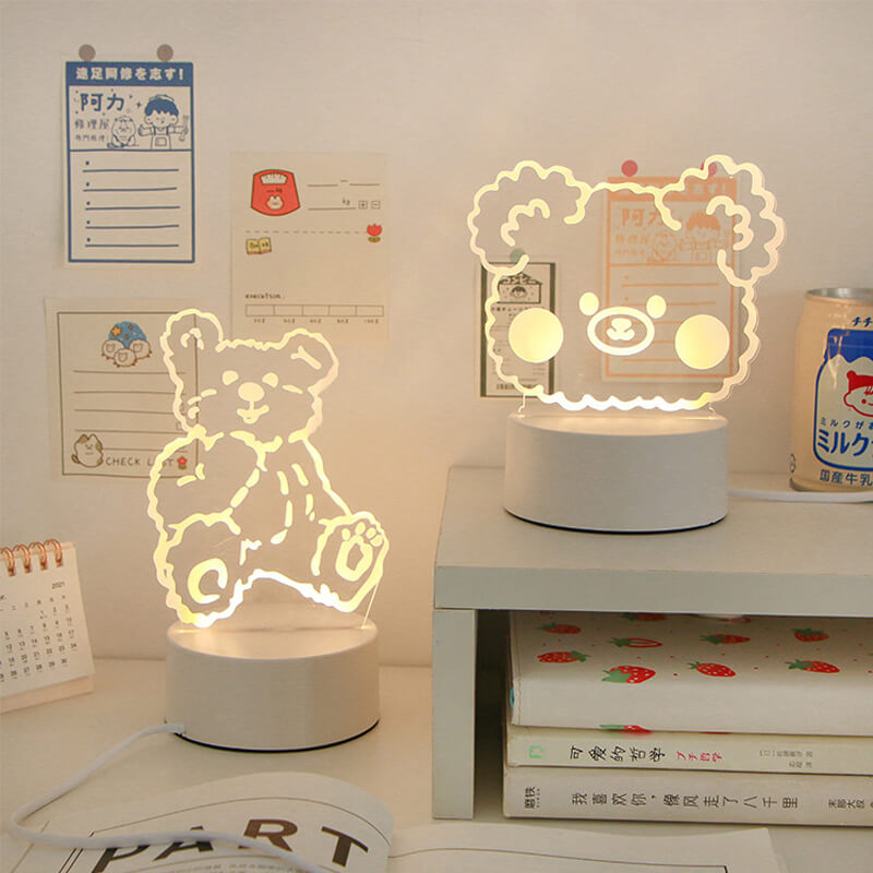 Kawaii Acrylic Night Light