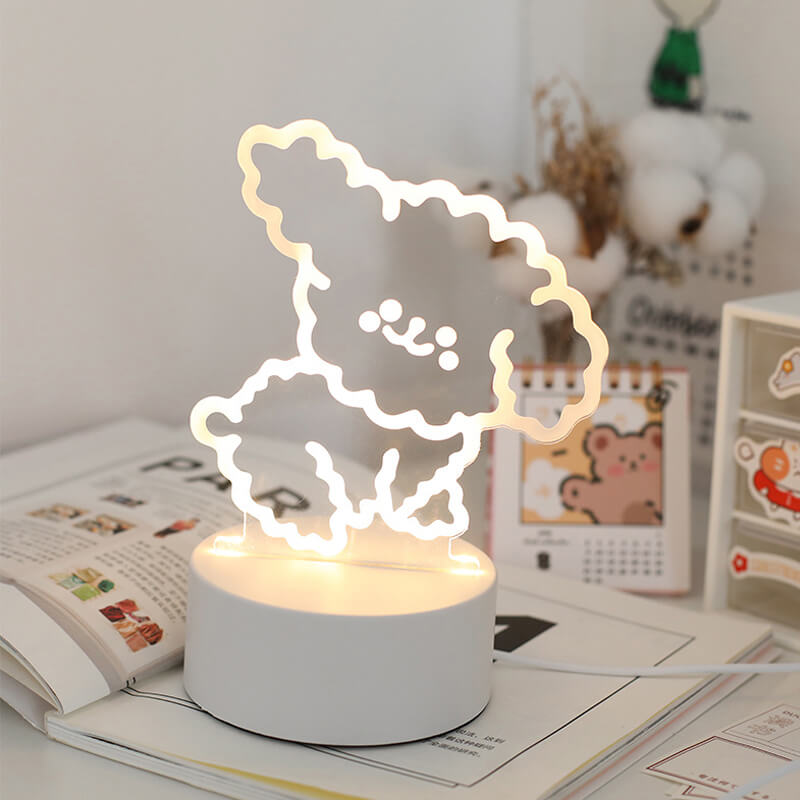 Kawaii Acrylic Night Light