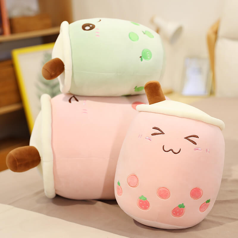 Kawaii Matcha Bubble Tea Plush Toy