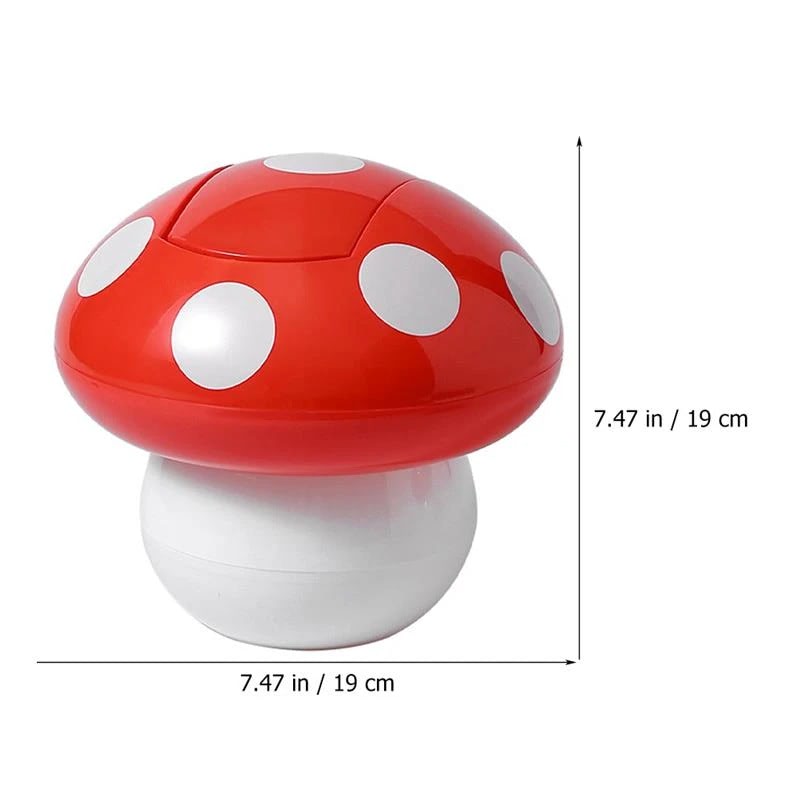 Kawaii Mushroom Desk Trash Can