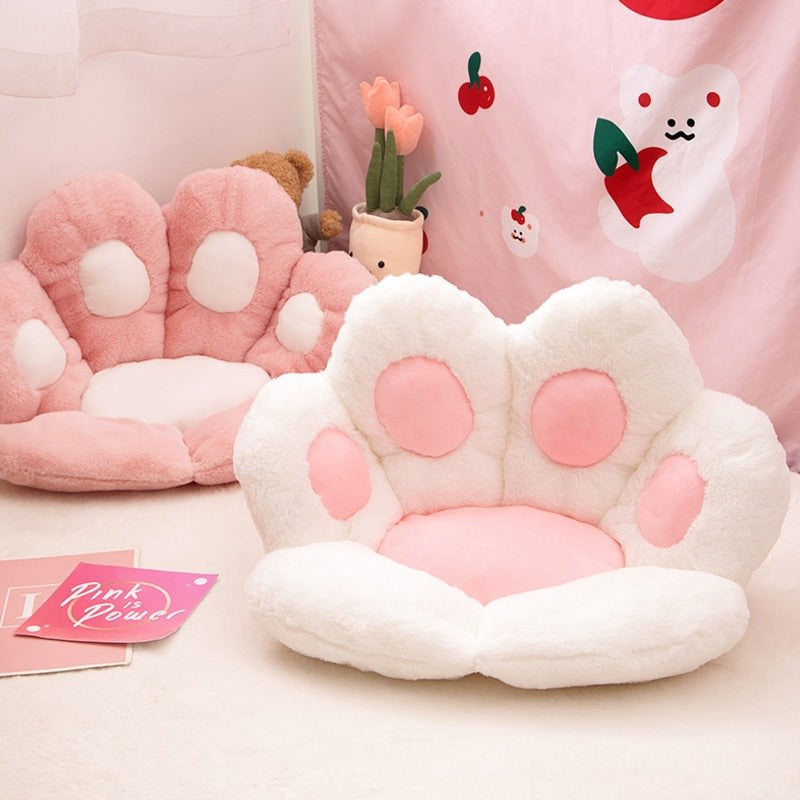 Kawaii Cat Paw Seat Cushion