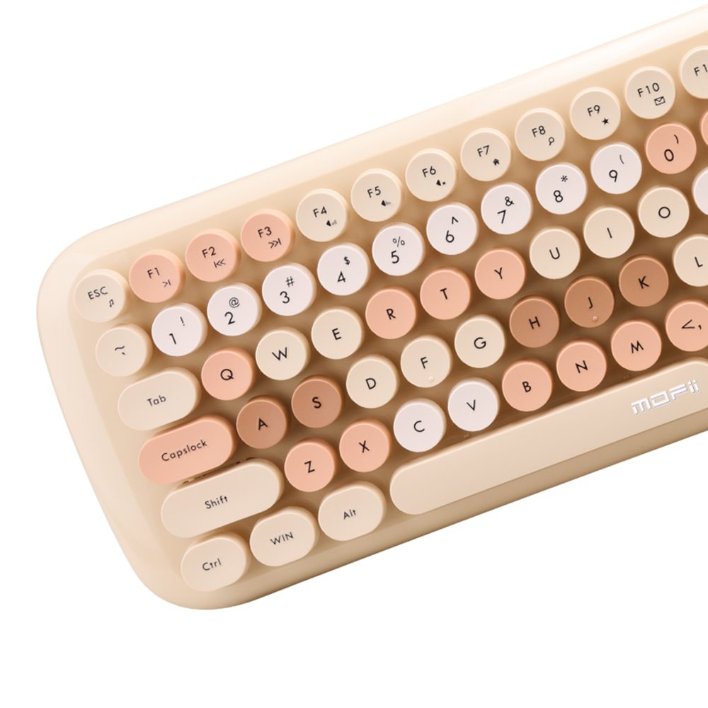 Kawaii Retro Keyboard + Mouse Set