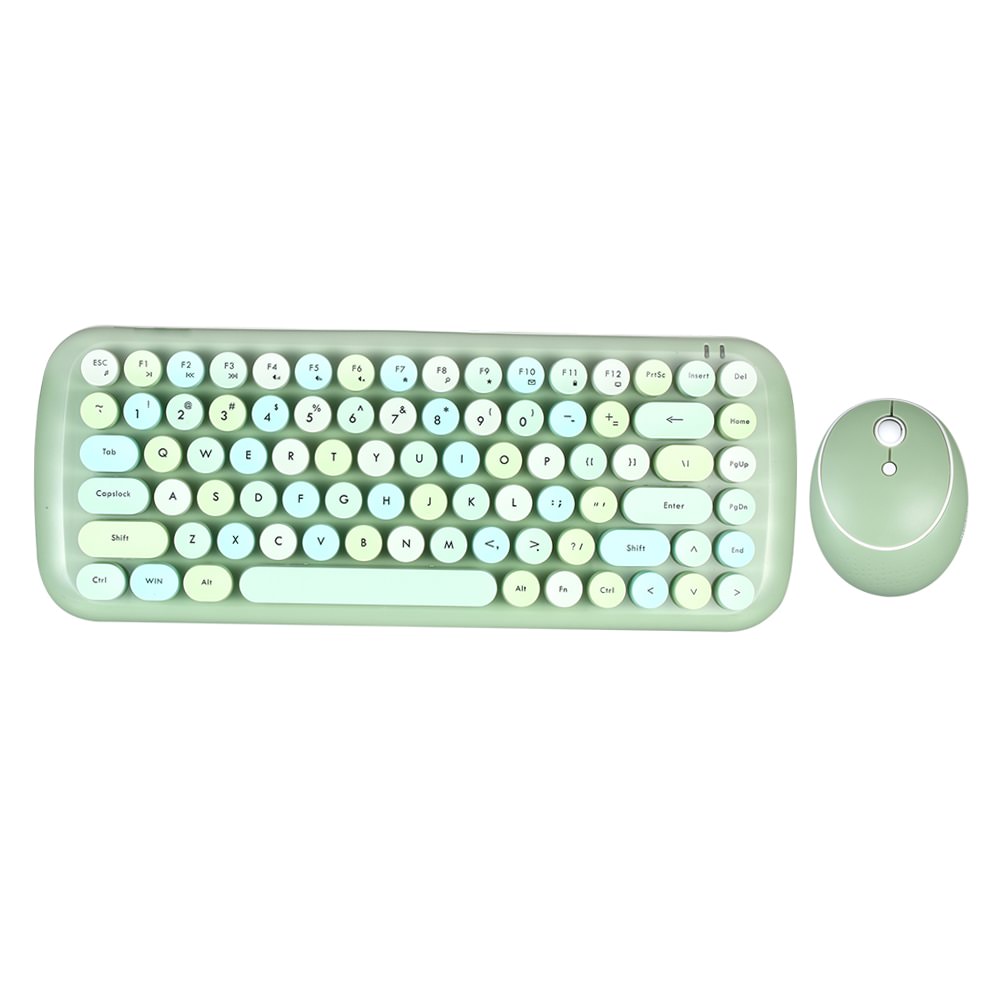 Kawaii Retro Keyboard + Mouse Set