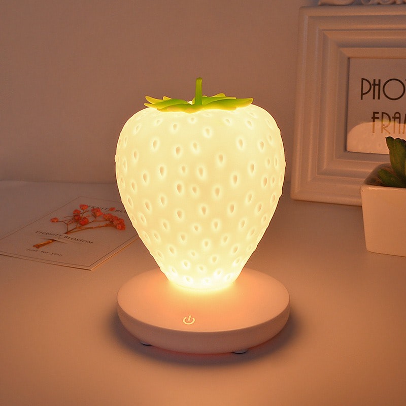 Kawaii Strawberry Night Light