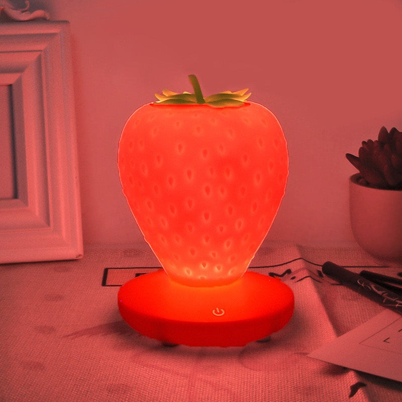 Kawaii Strawberry Night Light