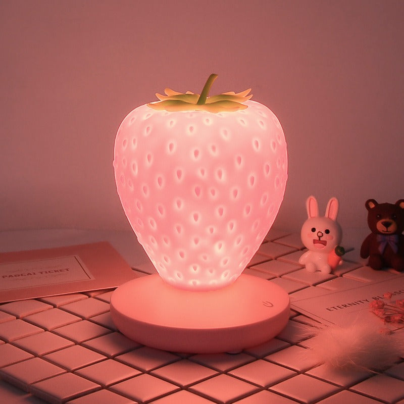 Kawaii Strawberry Night Light