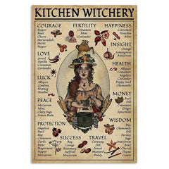 Kitchen Witchery 2.0 Vintage Poster