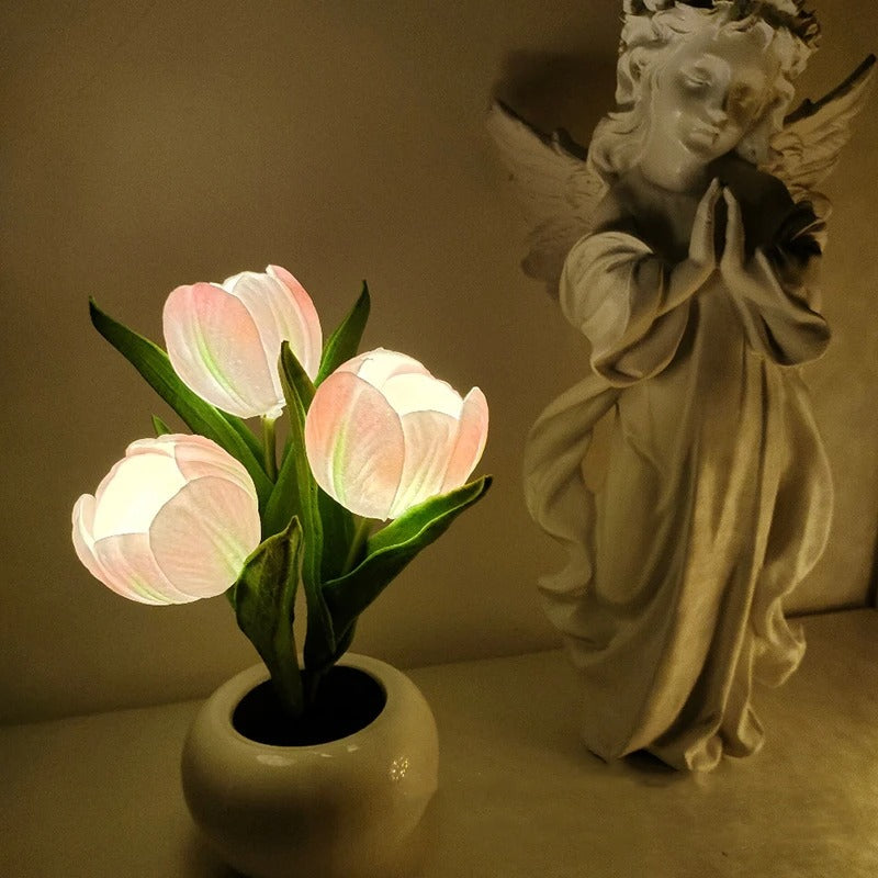 Mini Potted Tulip LED Night Light