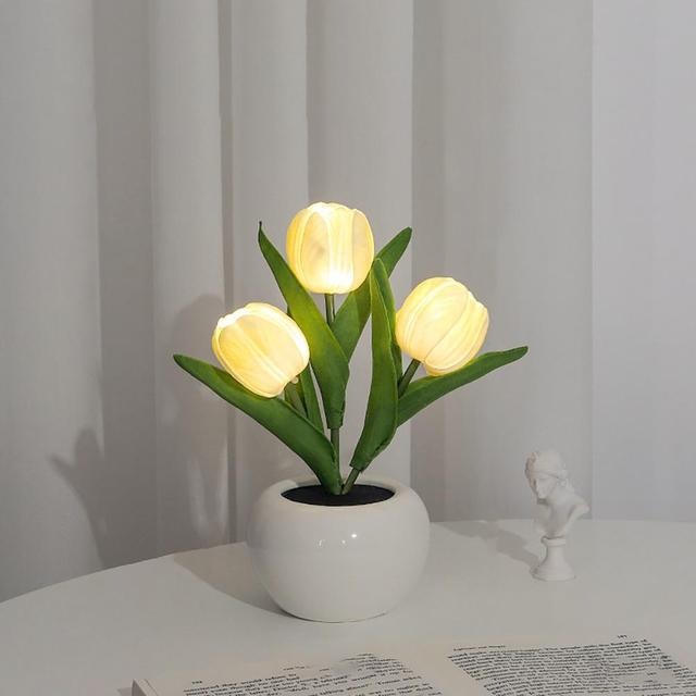 Mini Potted Tulip LED Night Light