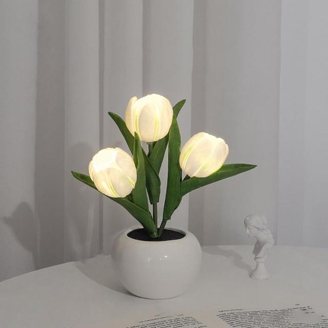 Mini Potted Tulip LED Night Light