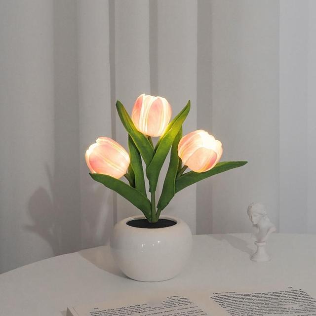 Mini Potted Tulip LED Night Light