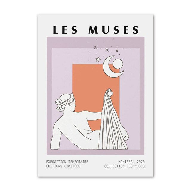 Les Muses Art Canvas Posters