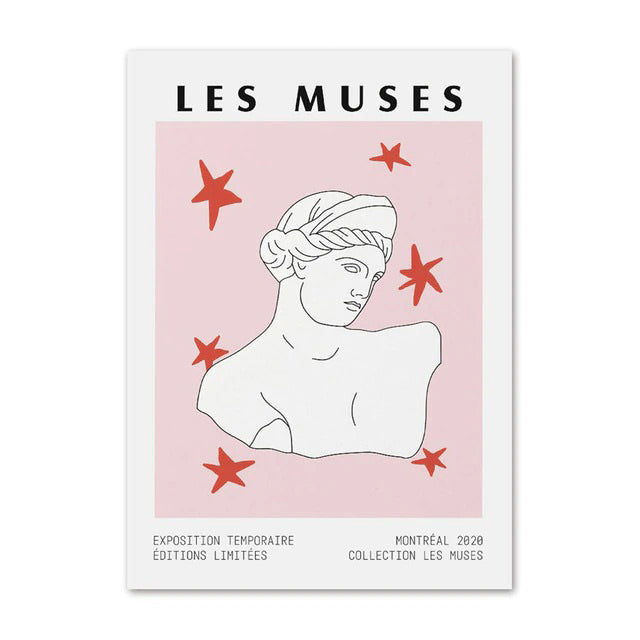 Les Muses Art Canvas Posters