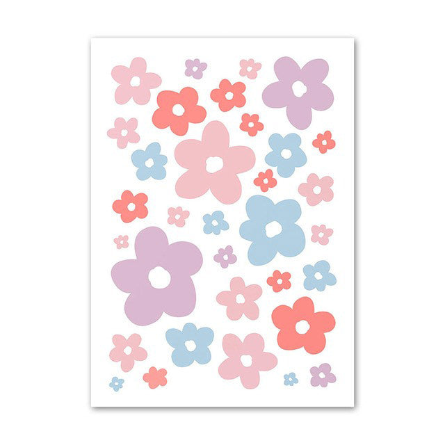 Light Purple Butterflies Canvas Posters