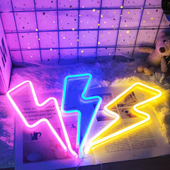 Lightning Bolt Neon Sign