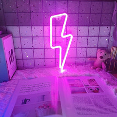 Lightning Bolt Neon Sign