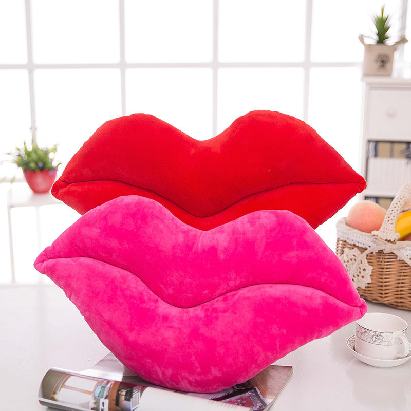 Plush Lips Cushion