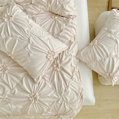 Ruffle Flower Duvet Cover Set