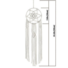 Guiding Star Macrame Dreamcatcher