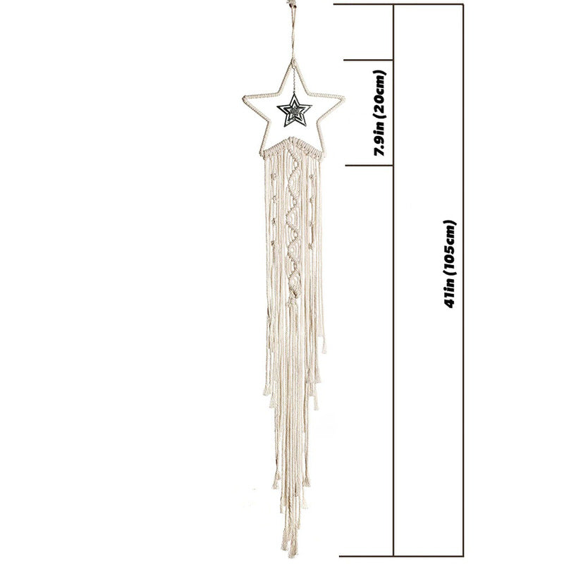 Star Macrame Dreamcatcher