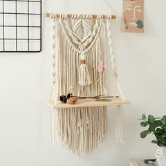 Macrame Wall Hanging Shelf