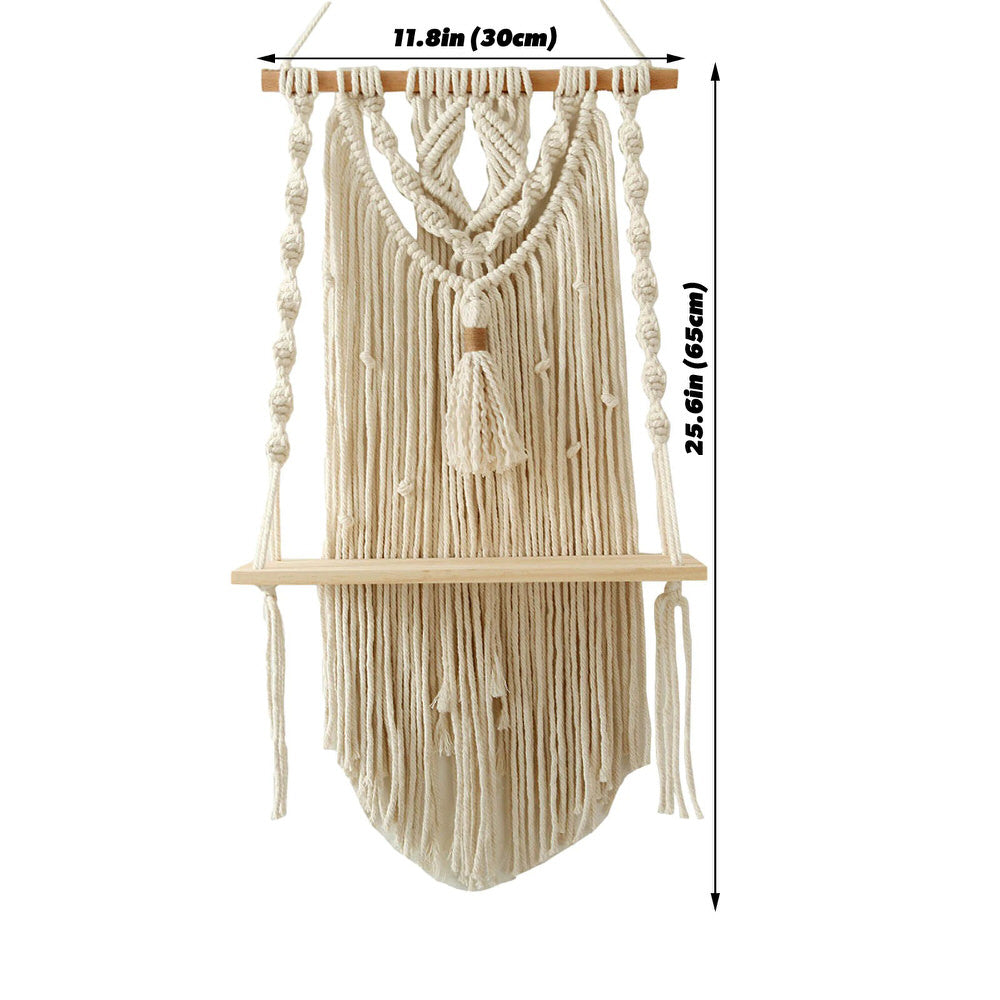 Macrame Wall Hanging Shelf