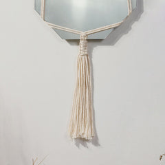 Macrame Wall Hanging Simple Mirror