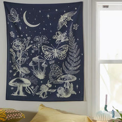 Magic Forest Night Tapestry