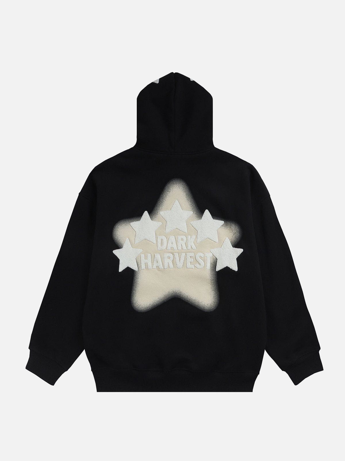 3D Embroidery Star Hoodie